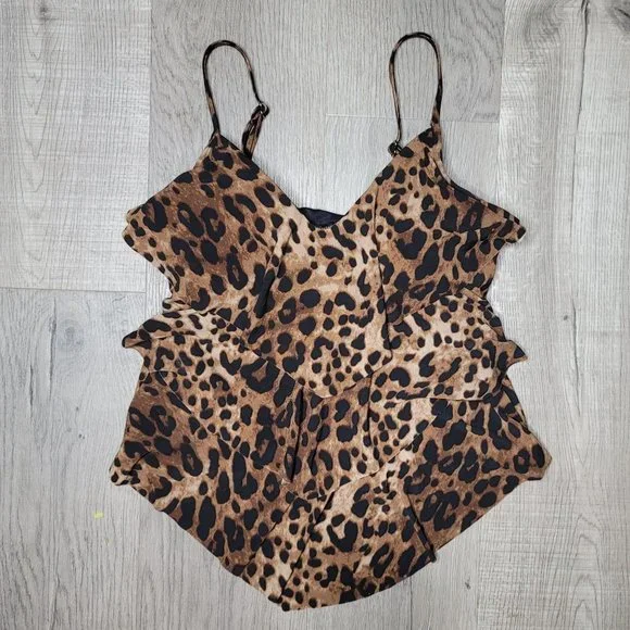 Magicsuit Rita Tierer Tankini Top in Cheetah/Leopard Print see measurements - Picture 8 of 8